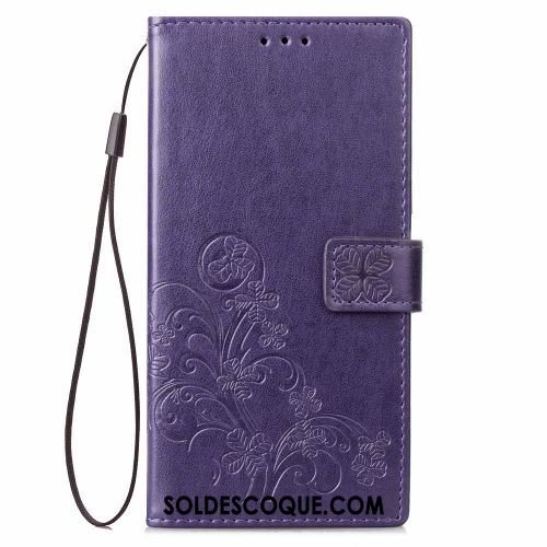 Coque Huawei Y6 2018 Support Téléphone Portable Étui Étui En Cuir Carte Pas Cher