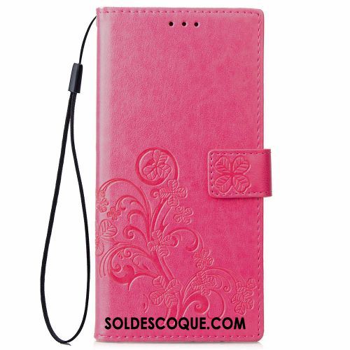 Coque Huawei Y6 2018 Support Téléphone Portable Étui Étui En Cuir Carte Pas Cher