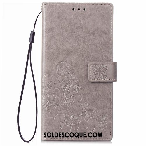 Coque Huawei Y6 2018 Support Téléphone Portable Étui Étui En Cuir Carte Pas Cher