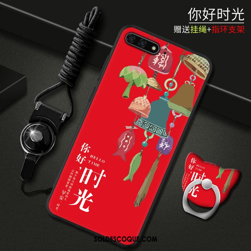 Coque Huawei Y6 2018 Téléphone Portable Vert Protection Incassable Étui France