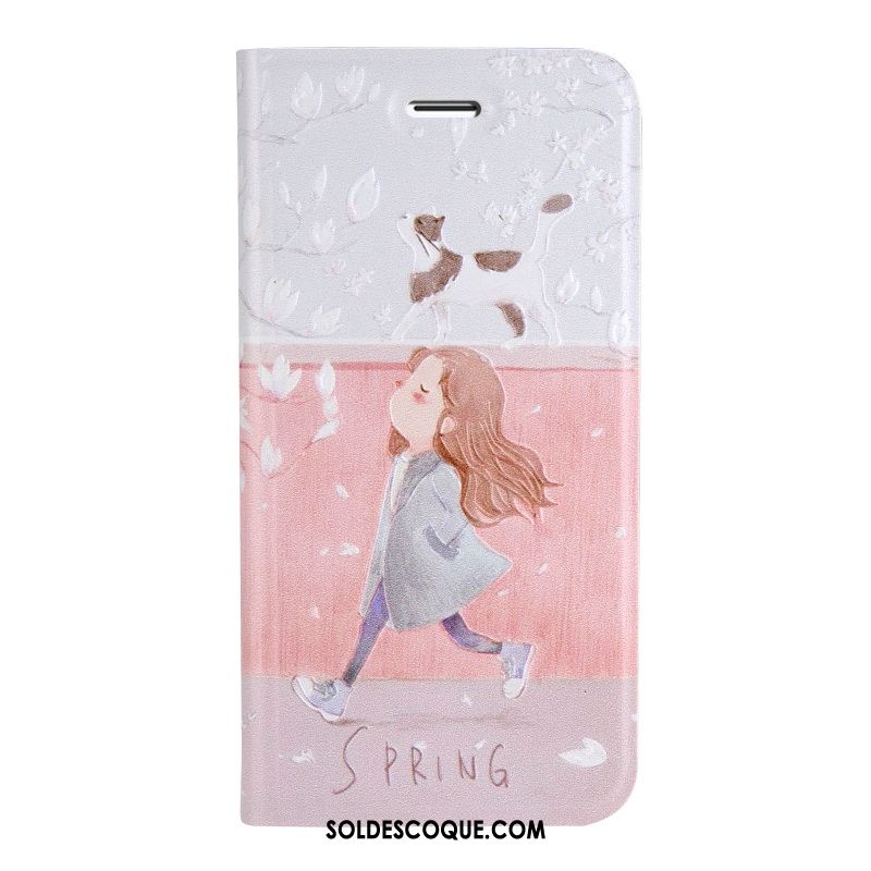 Coque Huawei Y6 2018 Téléphone Portable Étui En Cuir Dimensionnel Créatif Dessin Animé Pas Cher