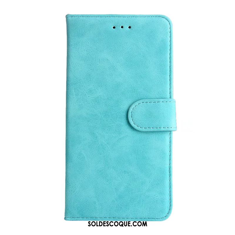 Coque Huawei Y6 2018 Étui Portefeuille Violet Protection Délavé En Daim Soldes