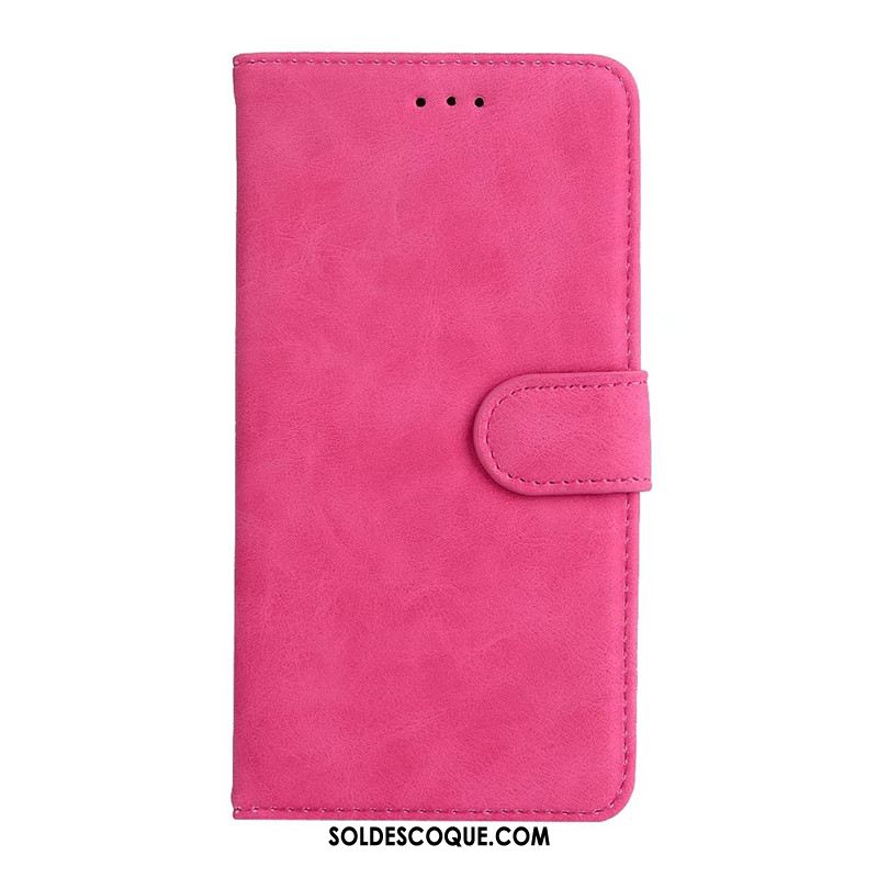 Coque Huawei Y6 2018 Étui Portefeuille Violet Protection Délavé En Daim Soldes