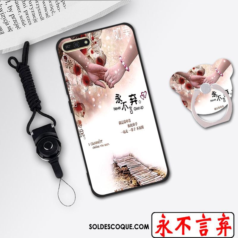 Coque Huawei Y6 2018 Étui Protection Ornements Suspendus Vert Clair En Ligne