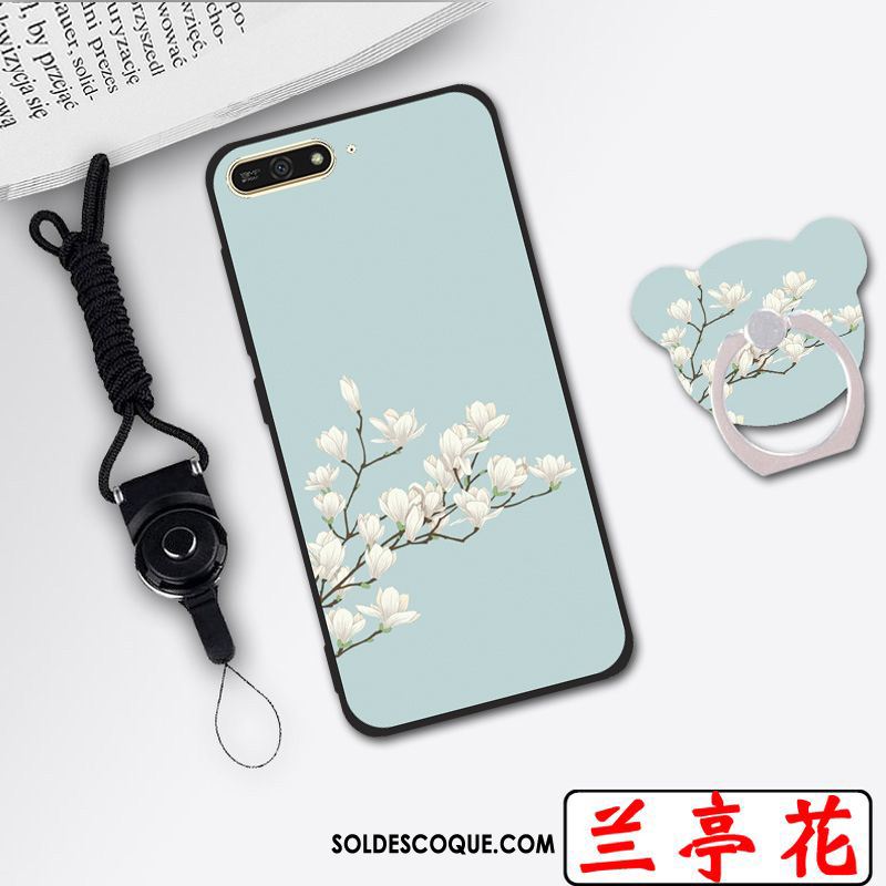 Coque Huawei Y6 2018 Étui Protection Ornements Suspendus Vert Clair En Ligne