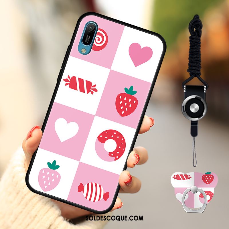 Coque Huawei Y6 2019 Fluide Doux Protection Téléphone Portable Incassable Mode En Vente