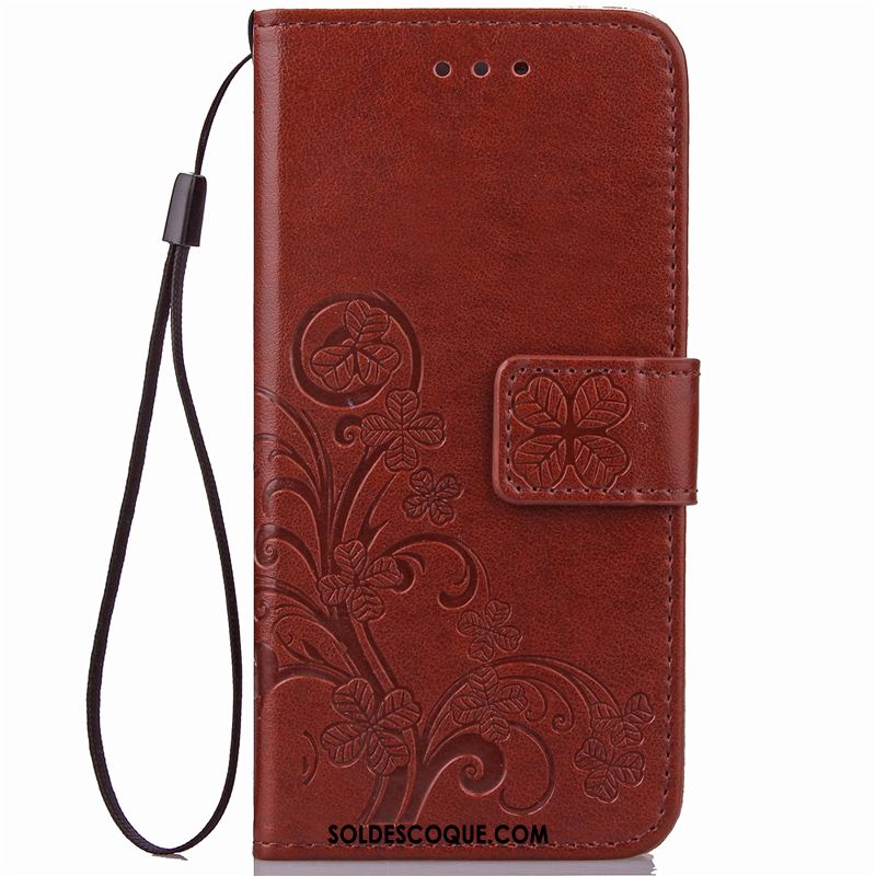 Coque Huawei Y6 2019 Modèle Fleurie Gris Créatif Couleur Unie Étui En Cuir Pas Cher