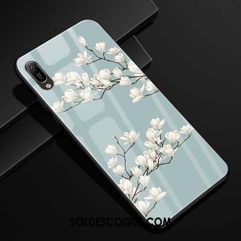 Coque Huawei Y6 2019 Protection Frais Verre Étui Vert En Ligne