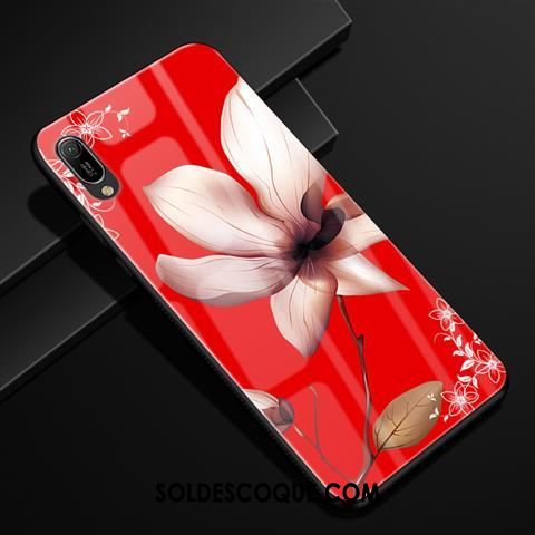 Coque Huawei Y6 2019 Protection Frais Verre Étui Vert En Ligne