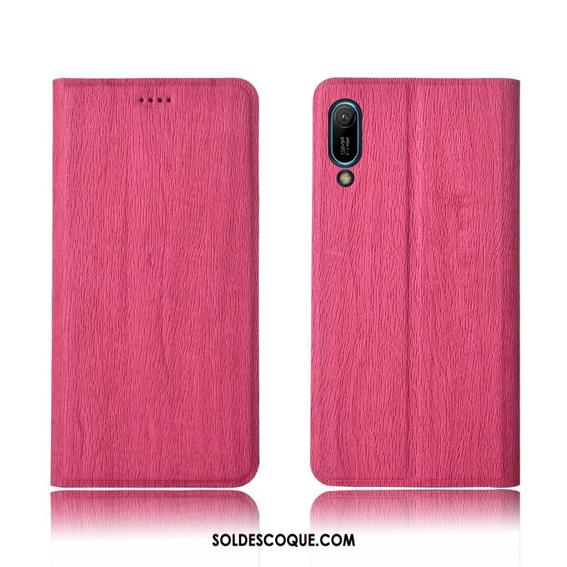 Coque Huawei Y6 2019 Silicone Étui Modèle Fleurie Étui En Cuir Protection Pas Cher