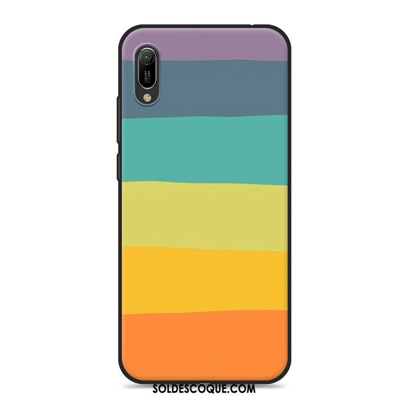 Coque Huawei Y6 2019 Téléphone Portable Tout Compris Fluide Doux Incassable Noir En Vente