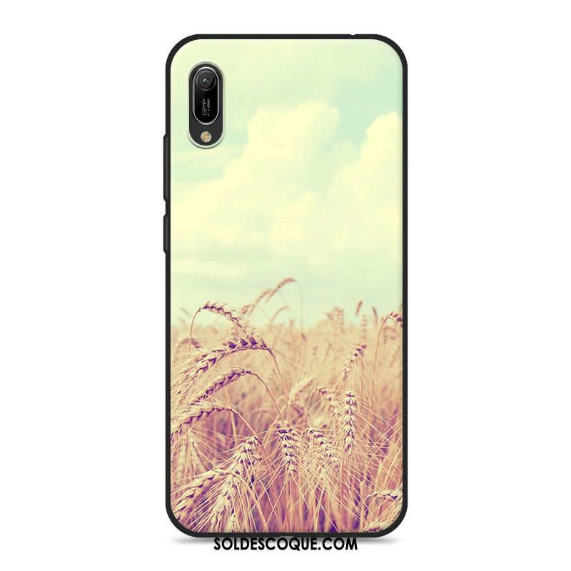 Coque Huawei Y6 2019 Téléphone Portable Tout Compris Fluide Doux Incassable Noir En Vente