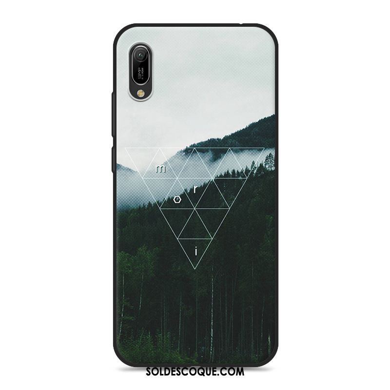 Coque Huawei Y6 2019 Téléphone Portable Tout Compris Fluide Doux Incassable Noir En Vente