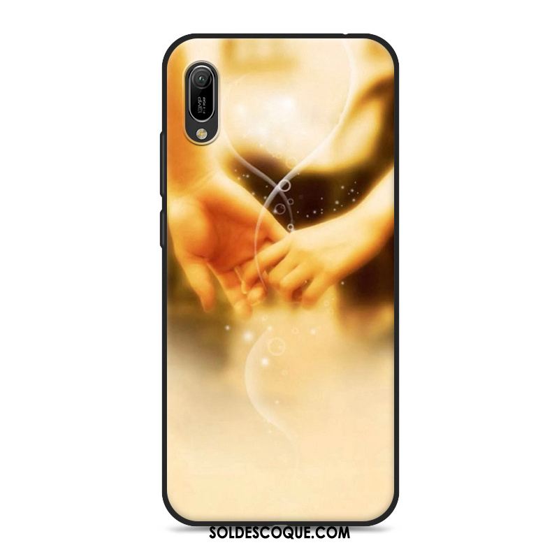 Coque Huawei Y6 2019 Téléphone Portable Tout Compris Fluide Doux Incassable Noir En Vente