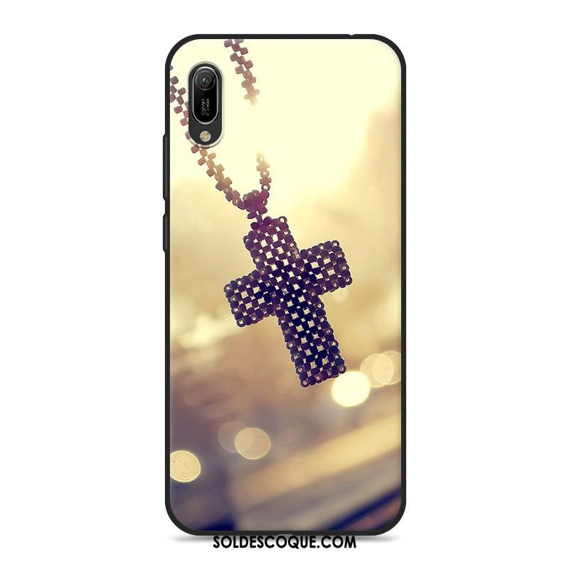 Coque Huawei Y6 2019 Téléphone Portable Tout Compris Fluide Doux Incassable Noir En Vente