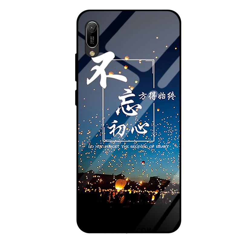 Coque Huawei Y6 2019 Violet Mode Téléphone Portable Miroir Tout Compris Housse Pas Cher