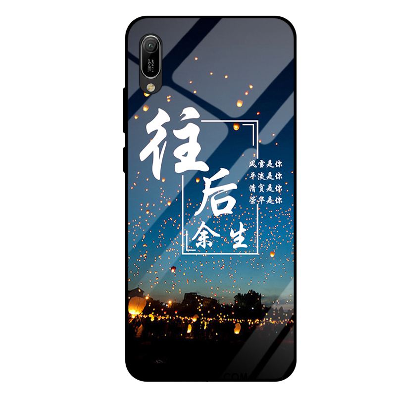 Coque Huawei Y6 2019 Violet Mode Téléphone Portable Miroir Tout Compris Housse Pas Cher