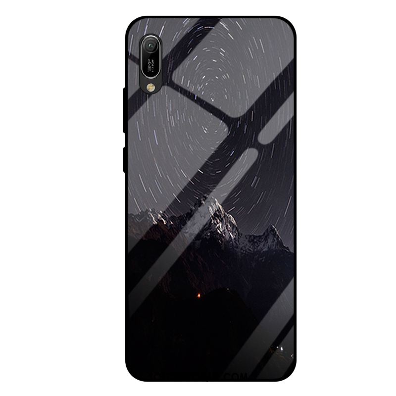 Coque Huawei Y6 2019 Violet Mode Téléphone Portable Miroir Tout Compris Housse Pas Cher