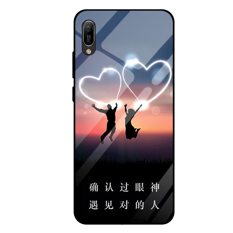 Coque Huawei Y6 2019 Violet Mode Téléphone Portable Miroir Tout Compris Housse Pas Cher