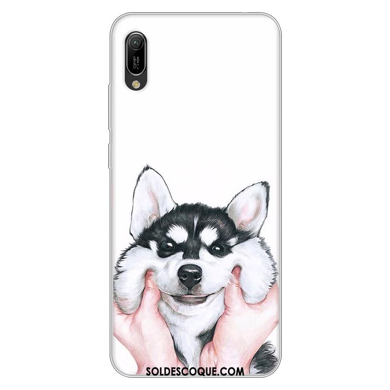 Coque Huawei Y6 2019 Étui Protection Silicone Dessin Animé Fluide Doux En Ligne