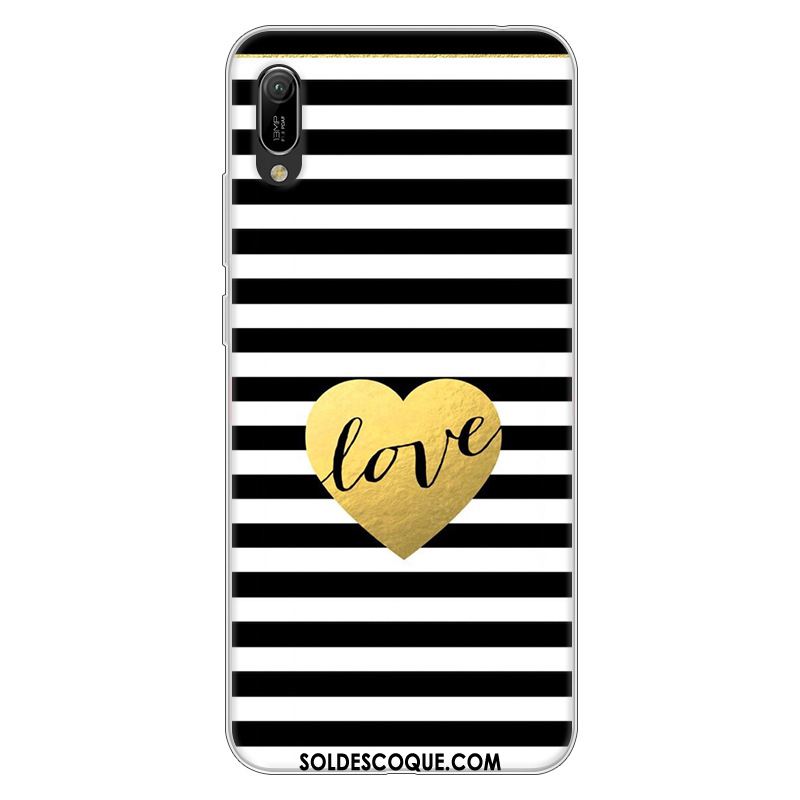 Coque Huawei Y6 2019 Étui Protection Silicone Dessin Animé Fluide Doux En Ligne