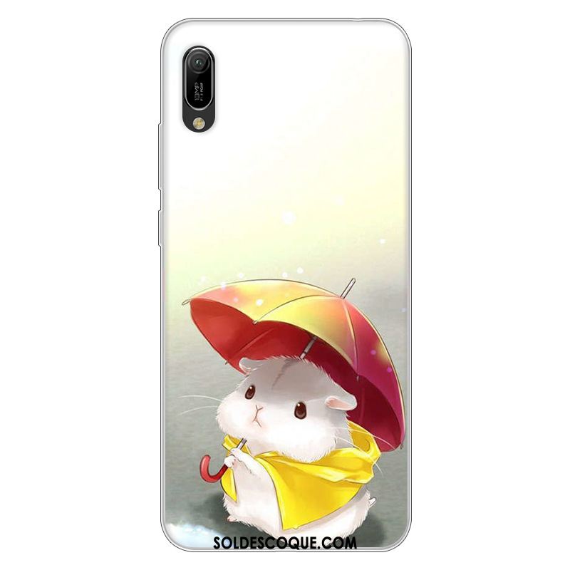 Coque Huawei Y6 2019 Étui Protection Silicone Dessin Animé Fluide Doux En Ligne