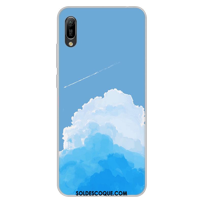 Coque Huawei Y6 2019 Étui Protection Silicone Dessin Animé Fluide Doux En Ligne