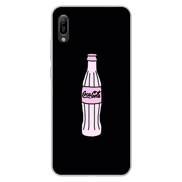 Coque Huawei Y6 2019 Étui Protection Silicone Dessin Animé Fluide Doux En Ligne