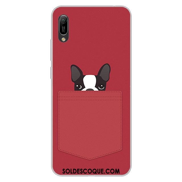 Coque Huawei Y6 2019 Étui Protection Silicone Dessin Animé Fluide Doux En Ligne