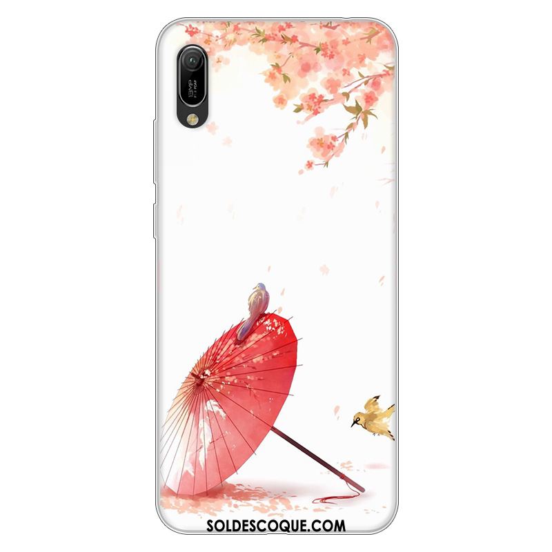 Coque Huawei Y6 2019 Étui Protection Silicone Dessin Animé Fluide Doux En Ligne