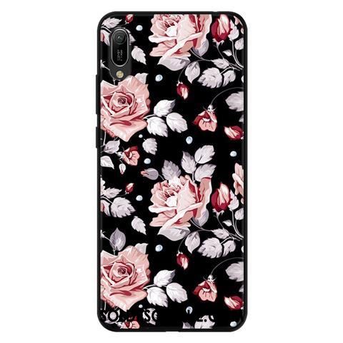 Coque Huawei Y6 2019 Évasé Fluide Doux Délavé En Daim Téléphone Portable Dessin Animé France