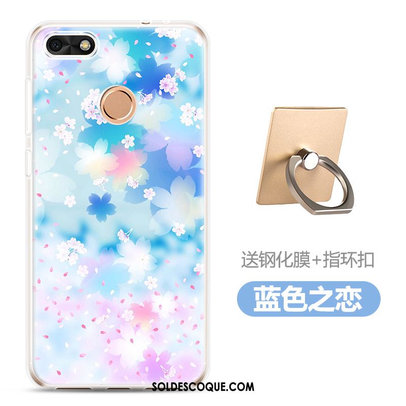 Coque Huawei Y6 Pro 2017 Membrane Téléphone Portable Fluide Doux Transparent Dessin Animé En Ligne