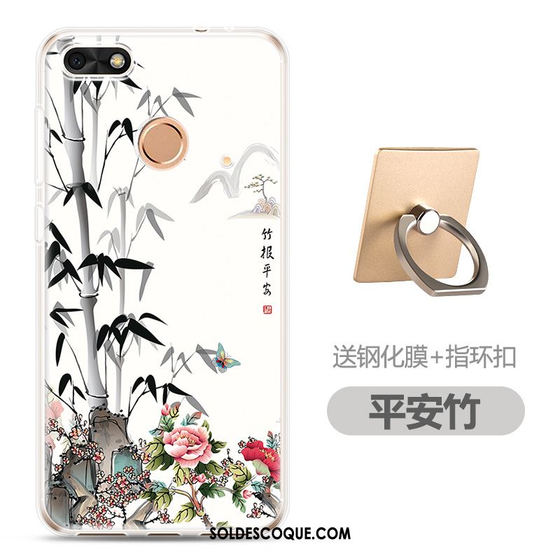 Coque Huawei Y6 Pro 2017 Membrane Téléphone Portable Fluide Doux Transparent Dessin Animé En Ligne