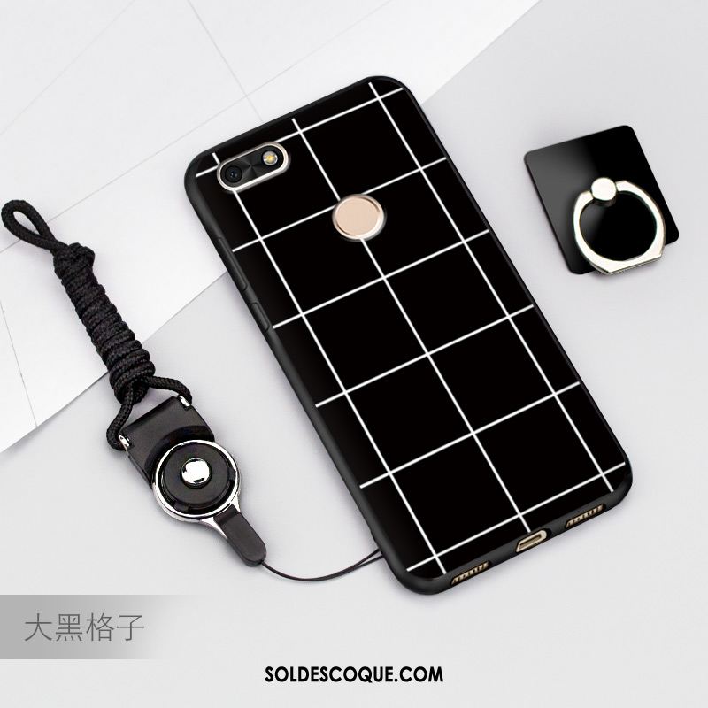 Coque Huawei Y6 Pro 2017 Protection Dessin Animé Bleu Téléphone Portable Pas Cher