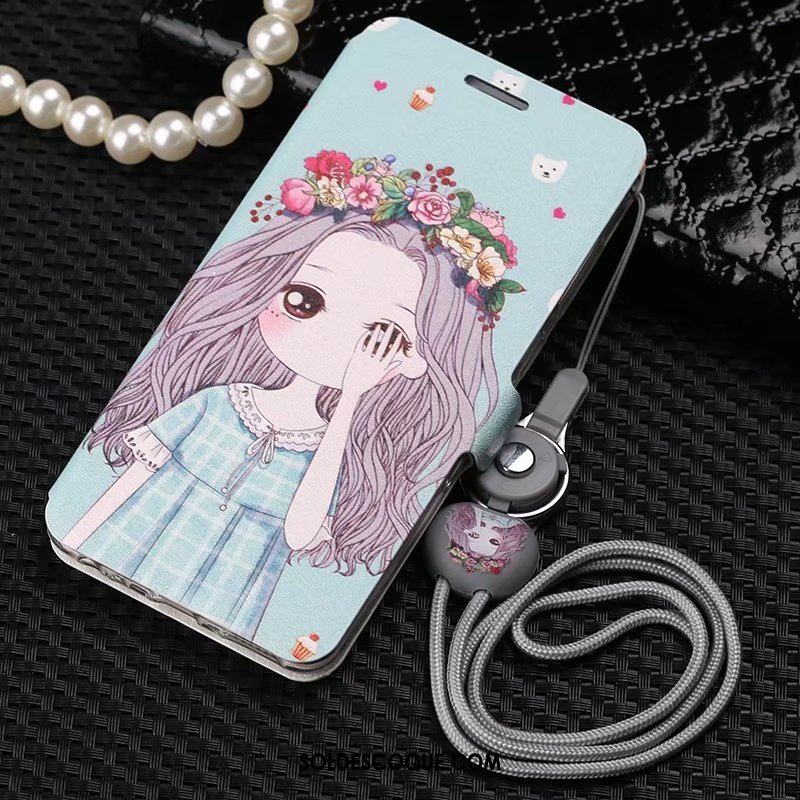 Coque Huawei Y6 Pro 2017 Étui En Cuir Chat Violet Tout Compris Dessin Animé Soldes