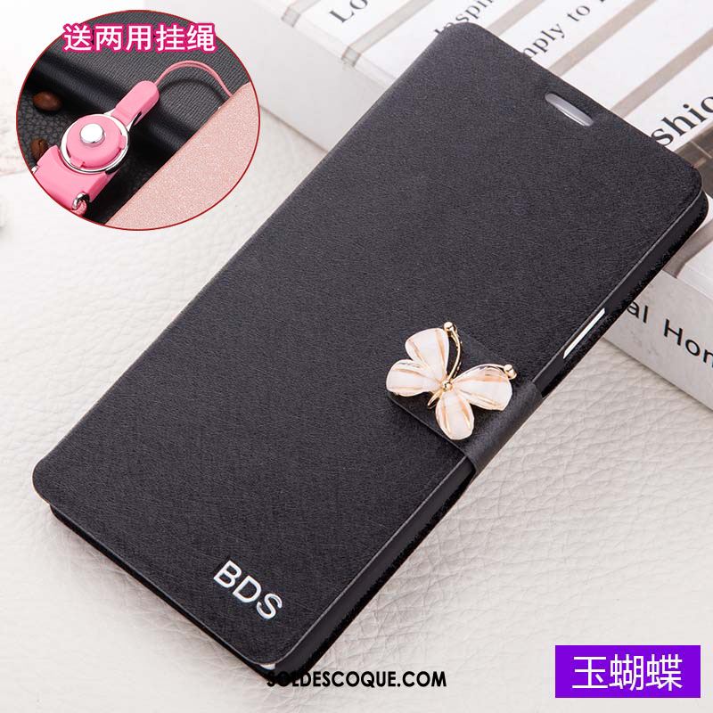 Coque Huawei Y6 Pro 2017 Étui En Cuir Téléphone Portable Rose Protection Fashion Housse Pas Cher