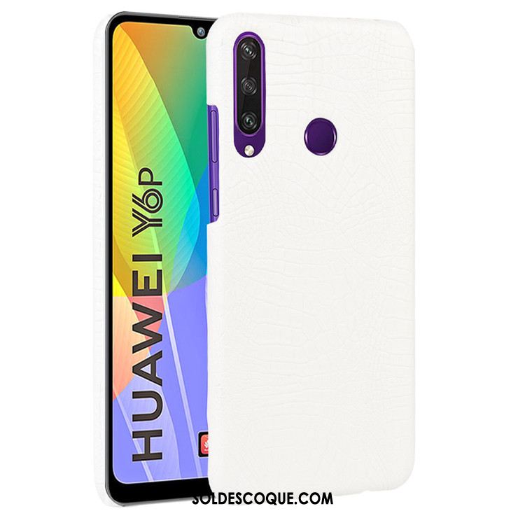 Coque Huawei Y6p Modèle Fleurie Protection Vintage Difficile Cuir Housse Pas Cher