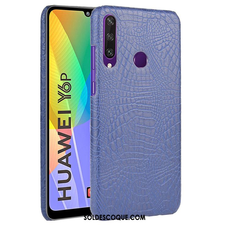 Coque Huawei Y6p Modèle Fleurie Protection Vintage Difficile Cuir Housse Pas Cher