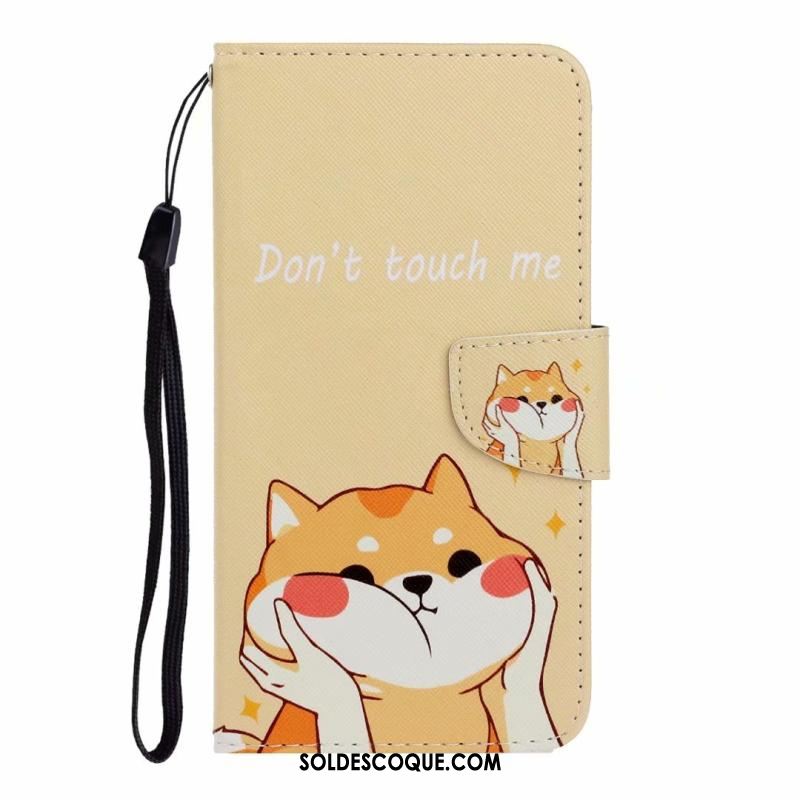 Coque Huawei Y6s Chat Bleu Dessin Animé Protection Carte Pas Cher