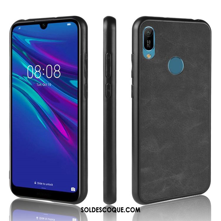 Coque Huawei Y6s Téléphone Portable Étui Noir Tendance Tout Compris France