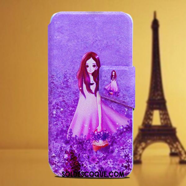 Coque Huawei Y7 2018 Dessin Animé Créatif Tout Compris Étui En Cuir Rouge Soldes