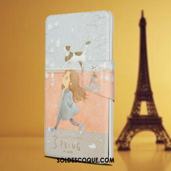 Coque Huawei Y7 2018 Dessin Animé Créatif Tout Compris Étui En Cuir Rouge Soldes