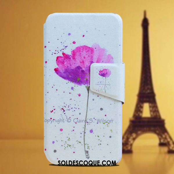 Coque Huawei Y7 2018 Dessin Animé Créatif Tout Compris Étui En Cuir Rouge Soldes