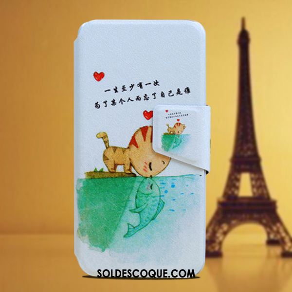 Coque Huawei Y7 2018 Dessin Animé Créatif Tout Compris Étui En Cuir Rouge Soldes