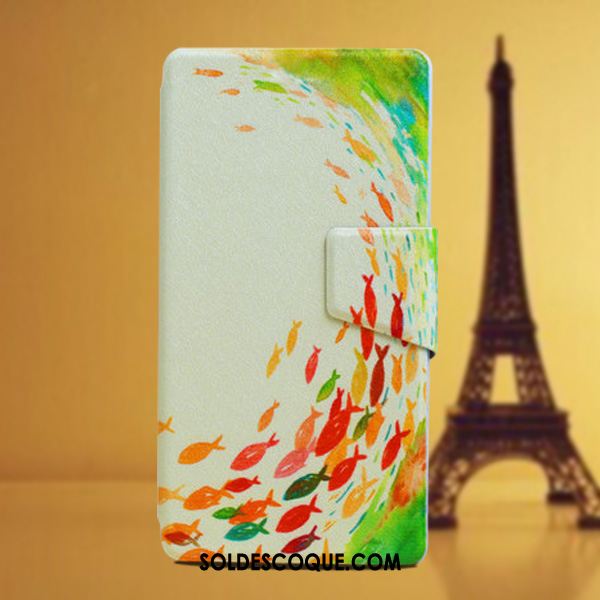 Coque Huawei Y7 2018 Dessin Animé Créatif Tout Compris Étui En Cuir Rouge Soldes