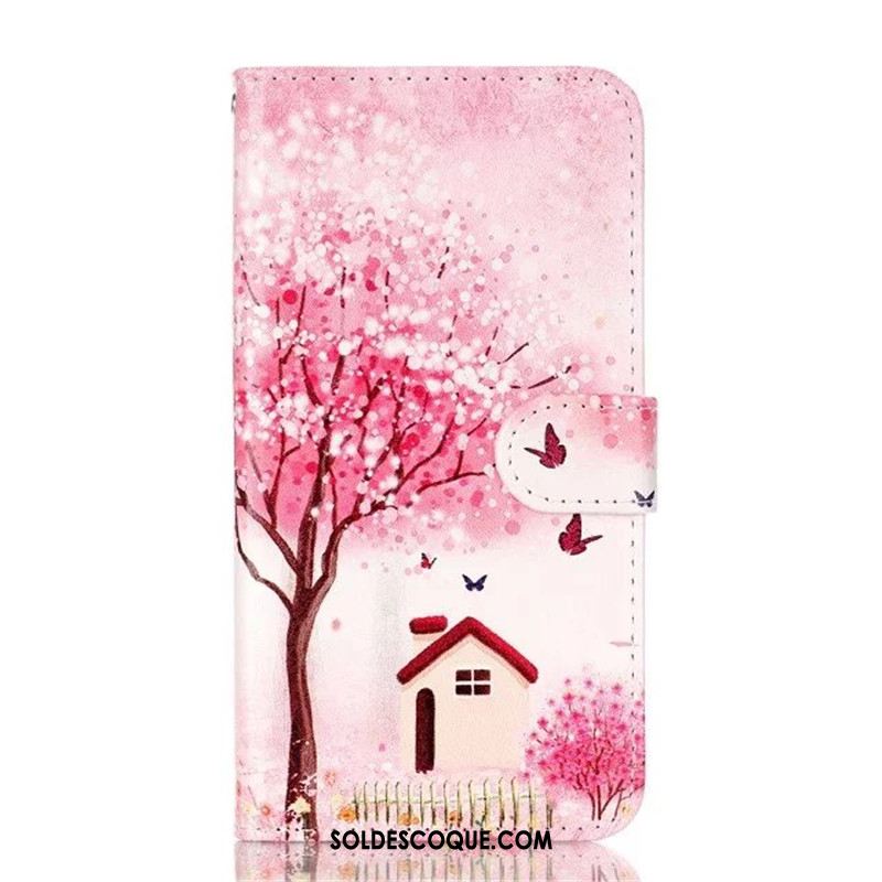 Coque Huawei Y7 2018 Gaufrage Protection Support Silicone Peinture Pas Cher