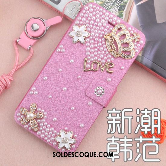 Coque Huawei Y7 2018 Incassable Étui Rouge Étui En Cuir Protection Soldes