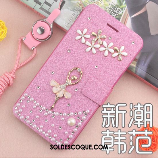 Coque Huawei Y7 2018 Incassable Étui Rouge Étui En Cuir Protection Soldes