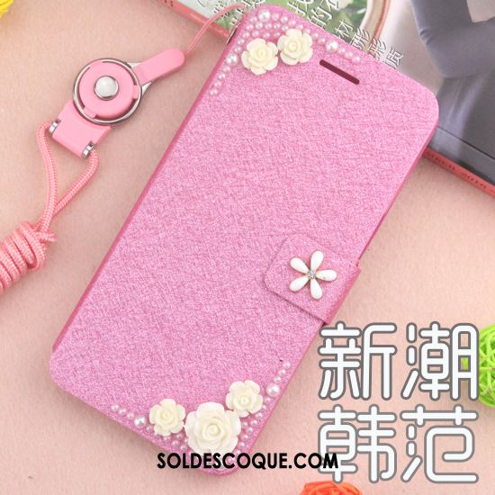 Coque Huawei Y7 2018 Incassable Étui Rouge Étui En Cuir Protection Soldes