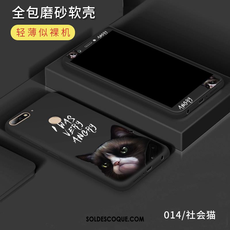 Coque Huawei Y7 2018 Tout Compris Membrane Téléphone Portable Incassable Fluide Doux France